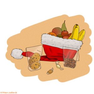 Pour les fêtes de fin d'année il est possible d'apporter des denrées en prison